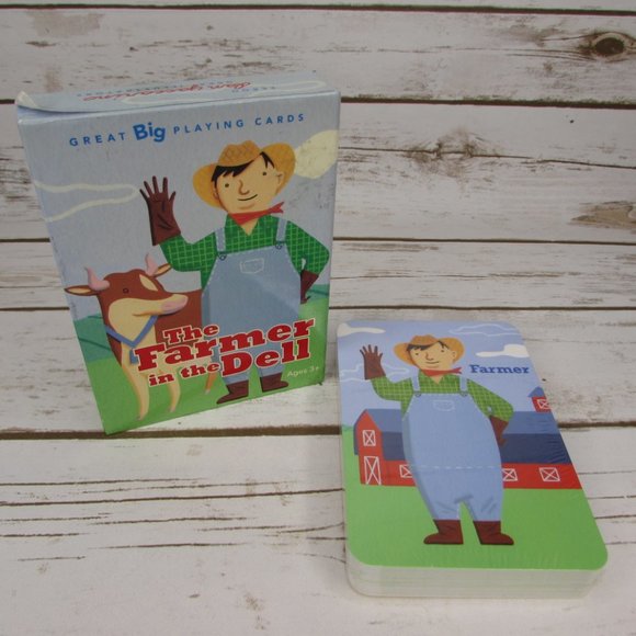 Eeboo The Farmer In The Dell 4 Card Games In 1 - Picture 4 of 6